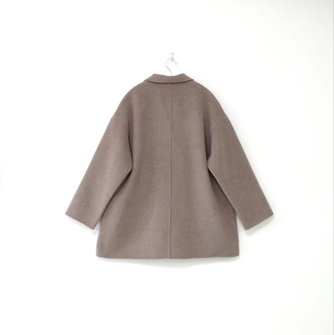 美品！レリュームのウールナイロンリバーオーバーサイズジャケットコート