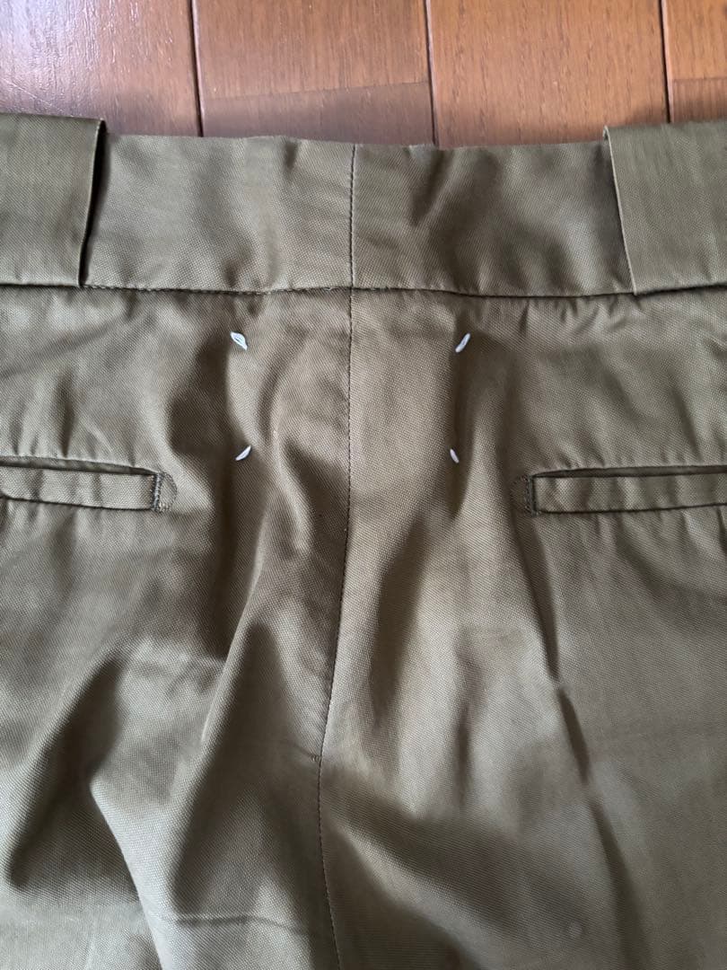 maison margiela アナトミックパンツ　カーキ　44