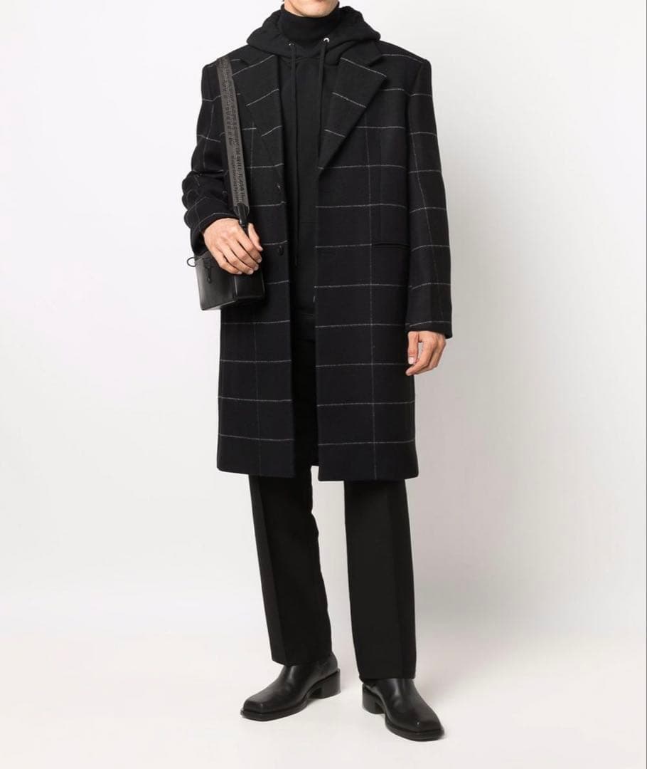 【オフホワイト】極美品✨2021aw コレクション シングルブレスト コート