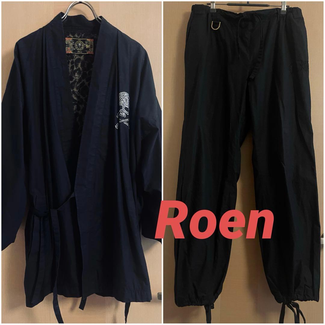Roen 狼煙 KIMONO SUITS 上下セットアップ HYDE着 ♂Ｌ　黒