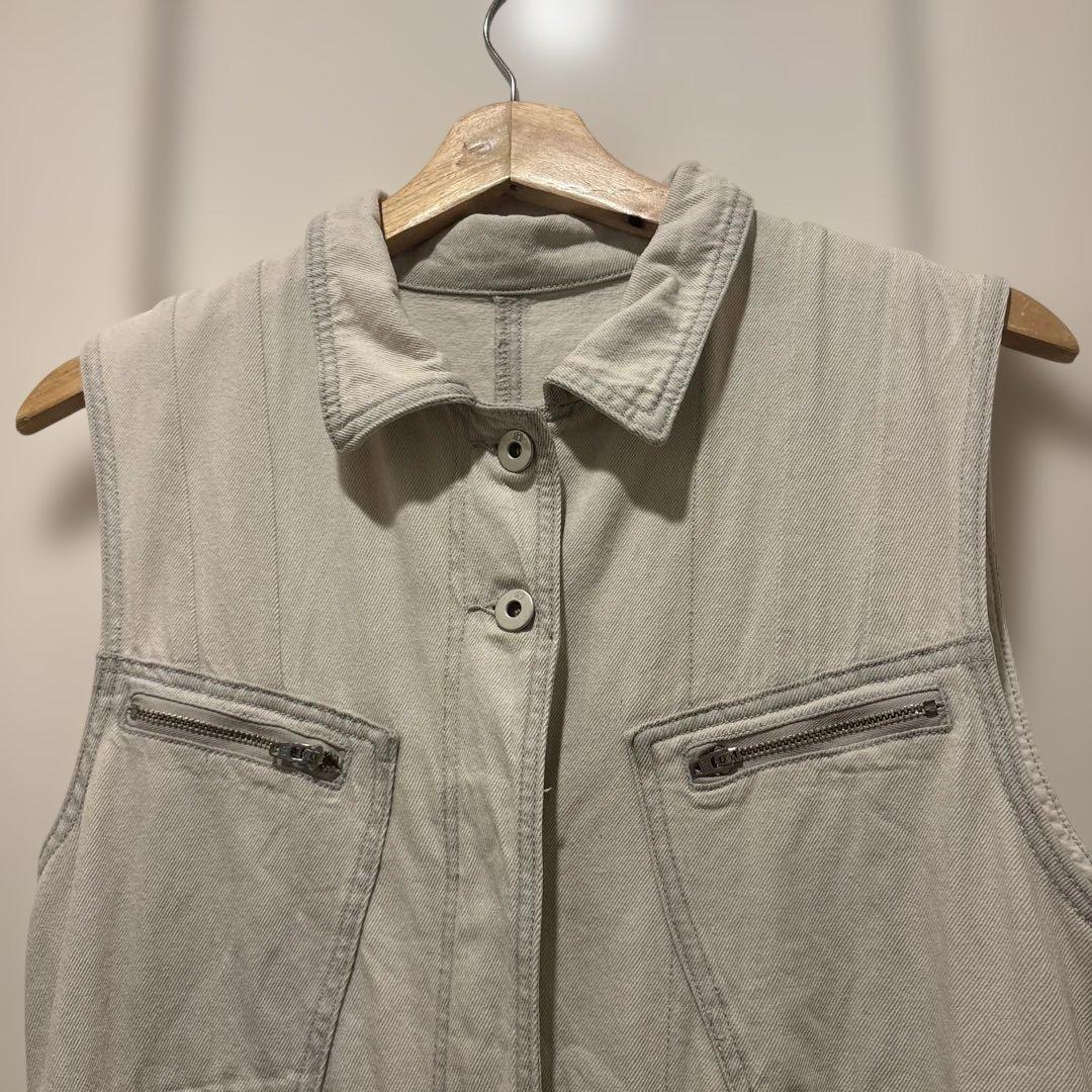 サロペット・オーバーオール・オールインワン AMERI MEDI GRUNGE DENIM WIDE ROMPERS xs