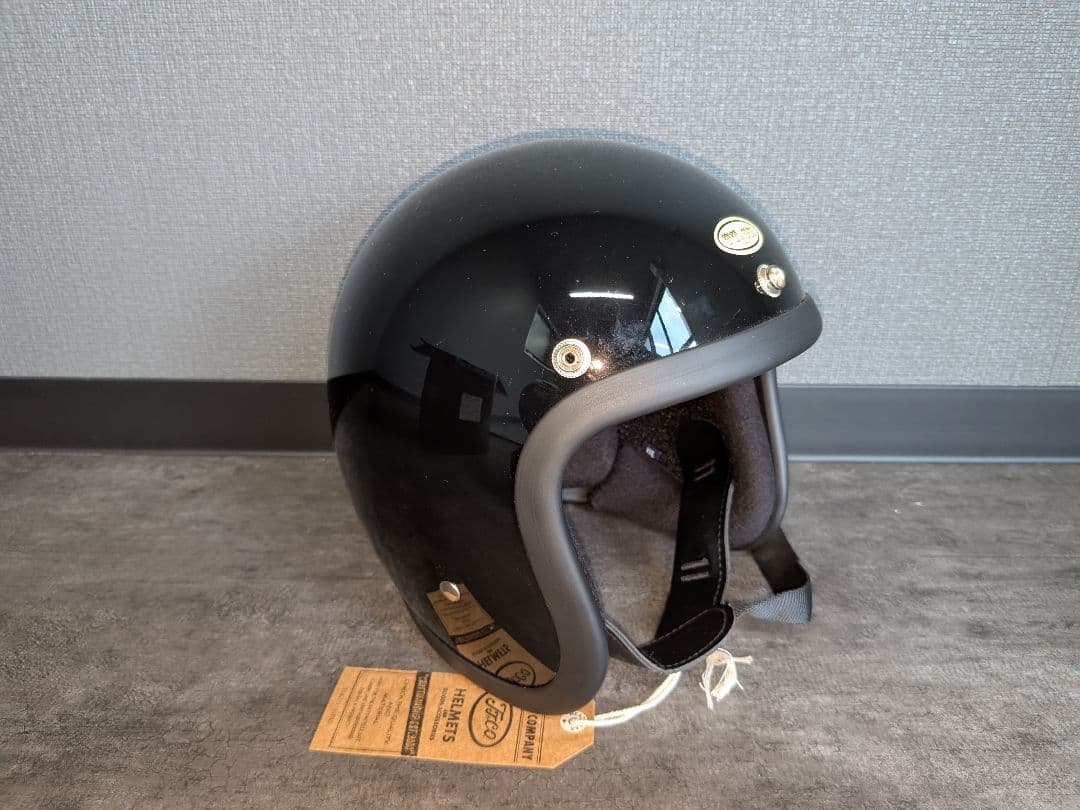 tt&co ブラック ジェットヘルメット 新品