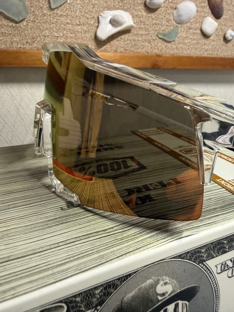 100％ サングラス　マイケルハリス2世　ゴールド　 speedcraft 美品