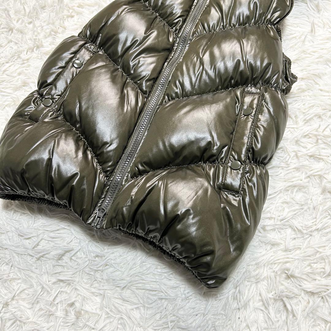 極美品 OLD GAP ダウンベスト y2k 平成ギャル お兄系 ファー 茶色