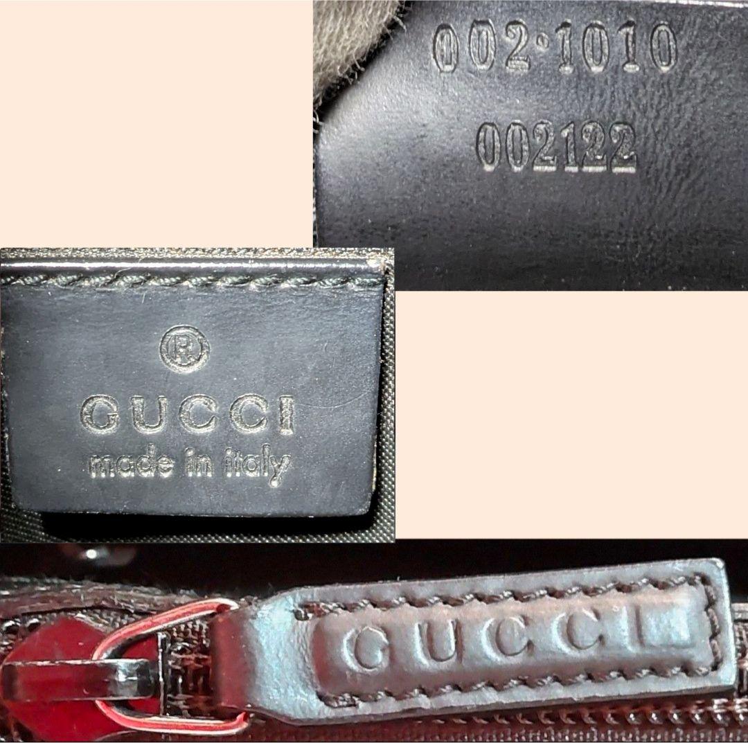 【良品】GUCCI グッチ バンブー トートバッグ GG柄 黒 正規品 男女兼用