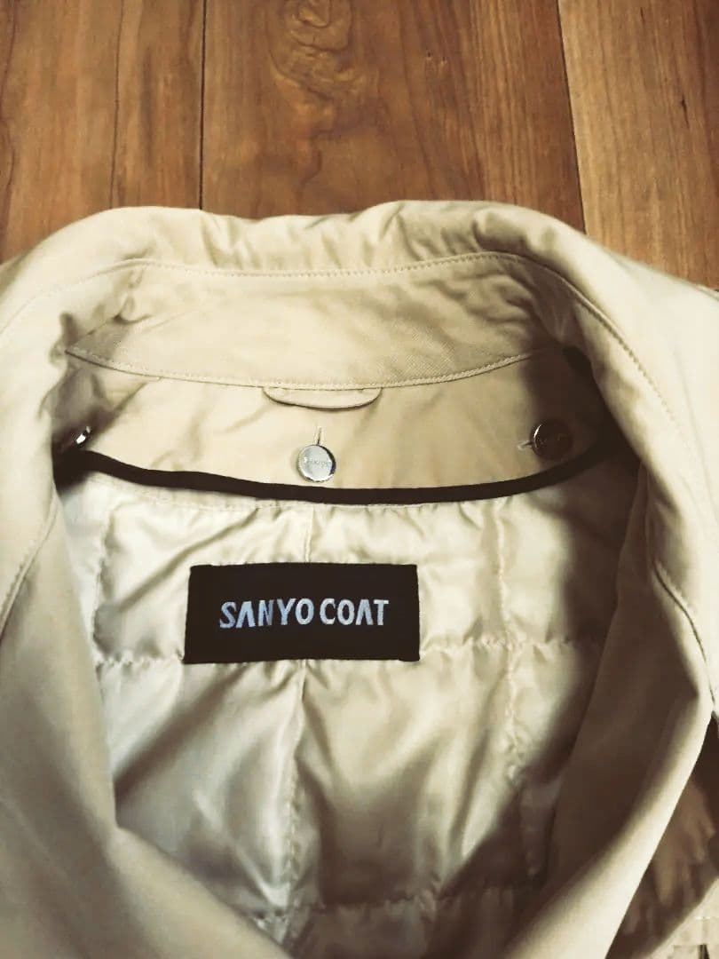 SANYO COAT ベージュ トレンチコート ダウンライナー付 ゴアテックス