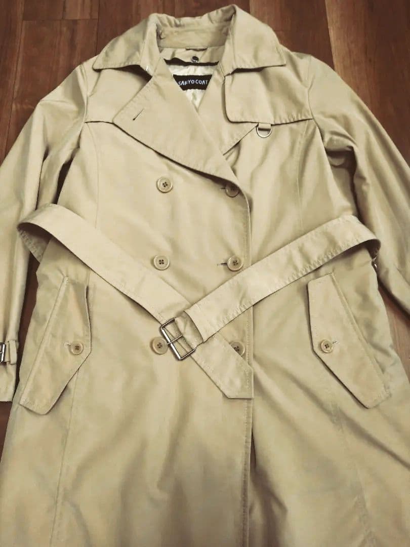 SANYO COAT ベージュ トレンチコート ダウンライナー付 ゴアテックス