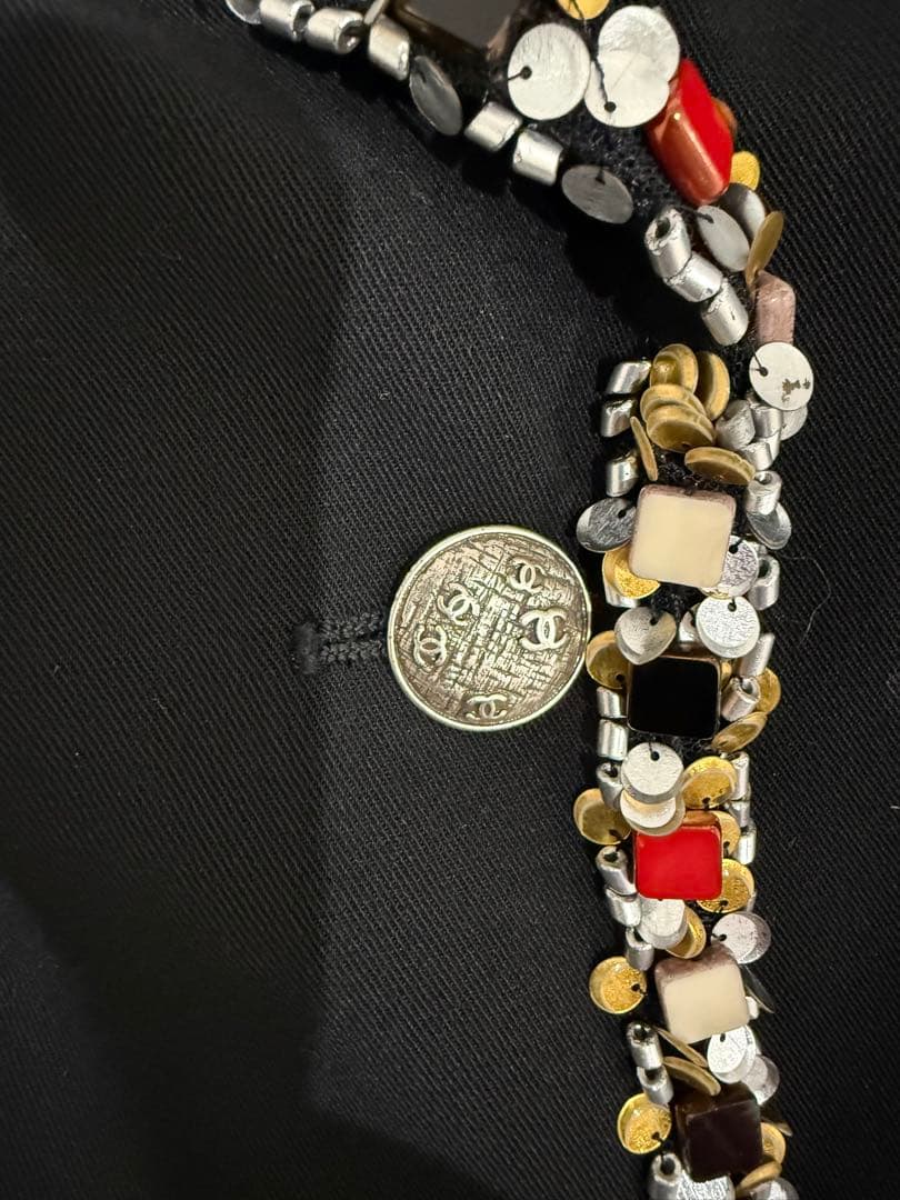 CHANEL テーラードジャケット 黒