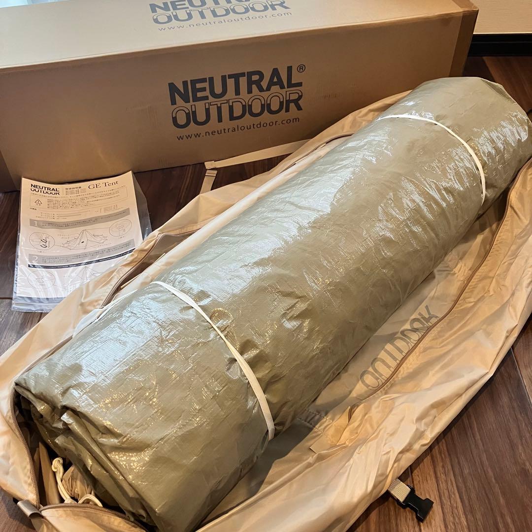 【未使用・美品】NEUTRAL OUTDOOR GEテント4.0 NT-TE03