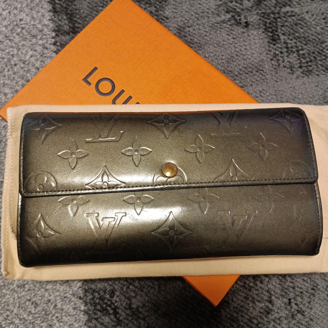 Louis Vuitton モノグラム マット長財布