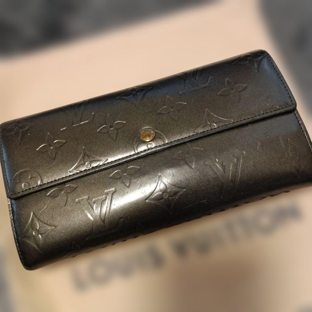 Louis Vuitton モノグラム マット長財布