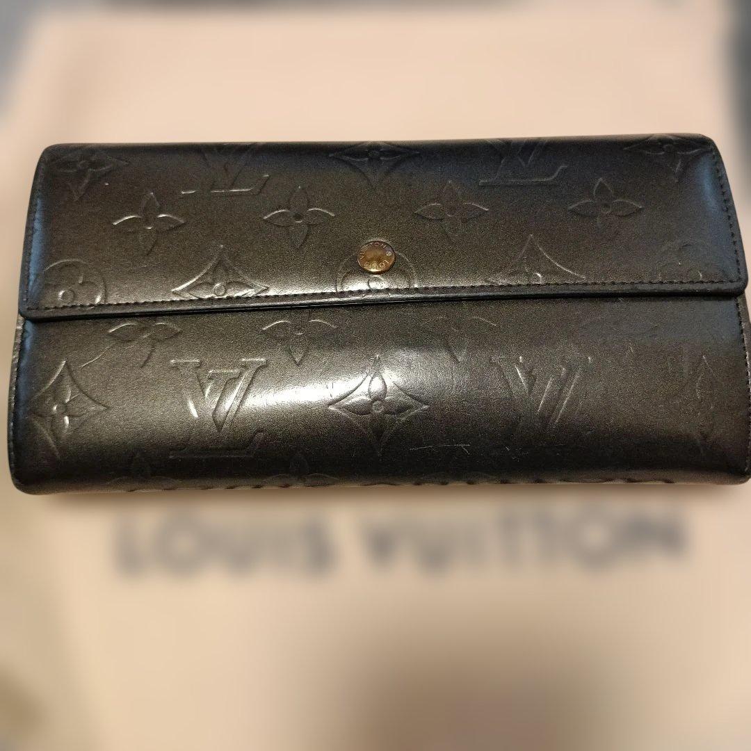 Louis Vuitton モノグラム マット長財布