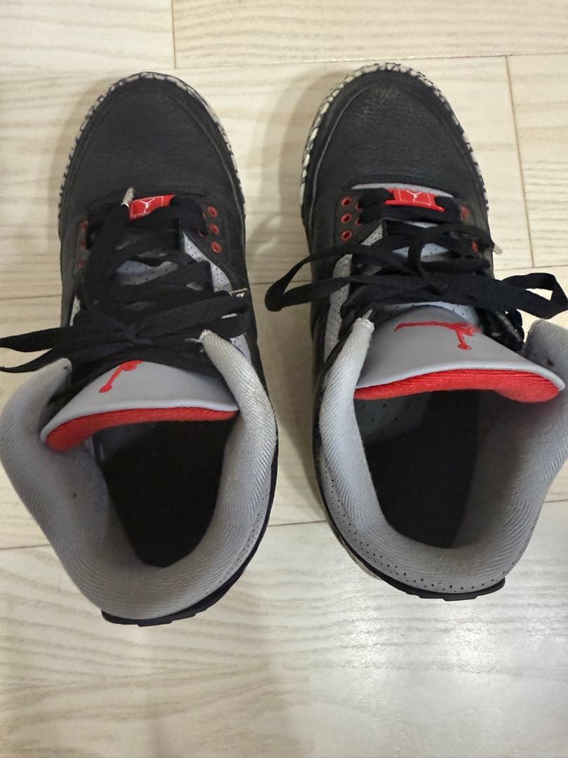 Jordan3 ブラックセメント　スパイク　シューズケース付き