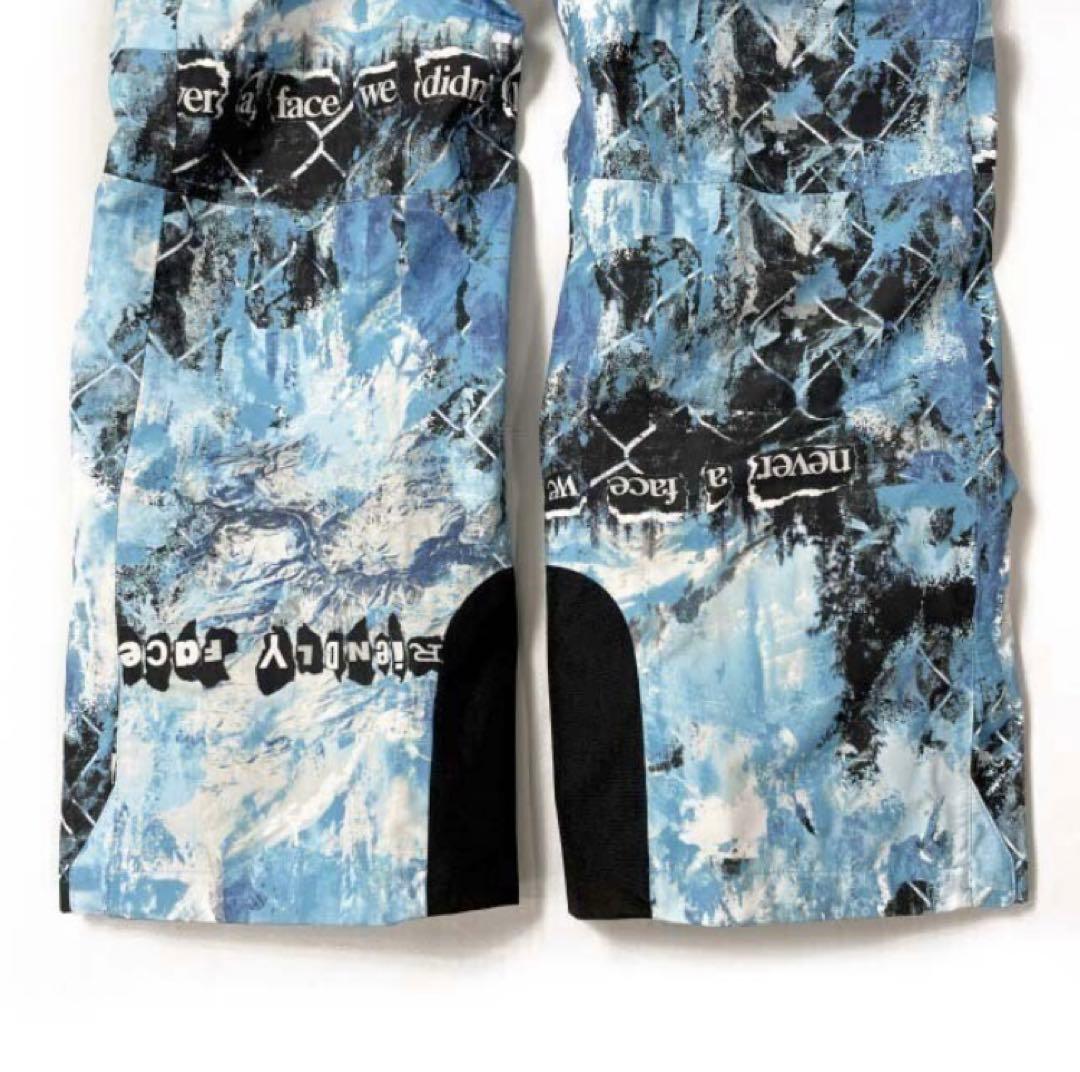 ノースフェイス L/R PRINTED DRAGLINE BIBS ビブ パンツ