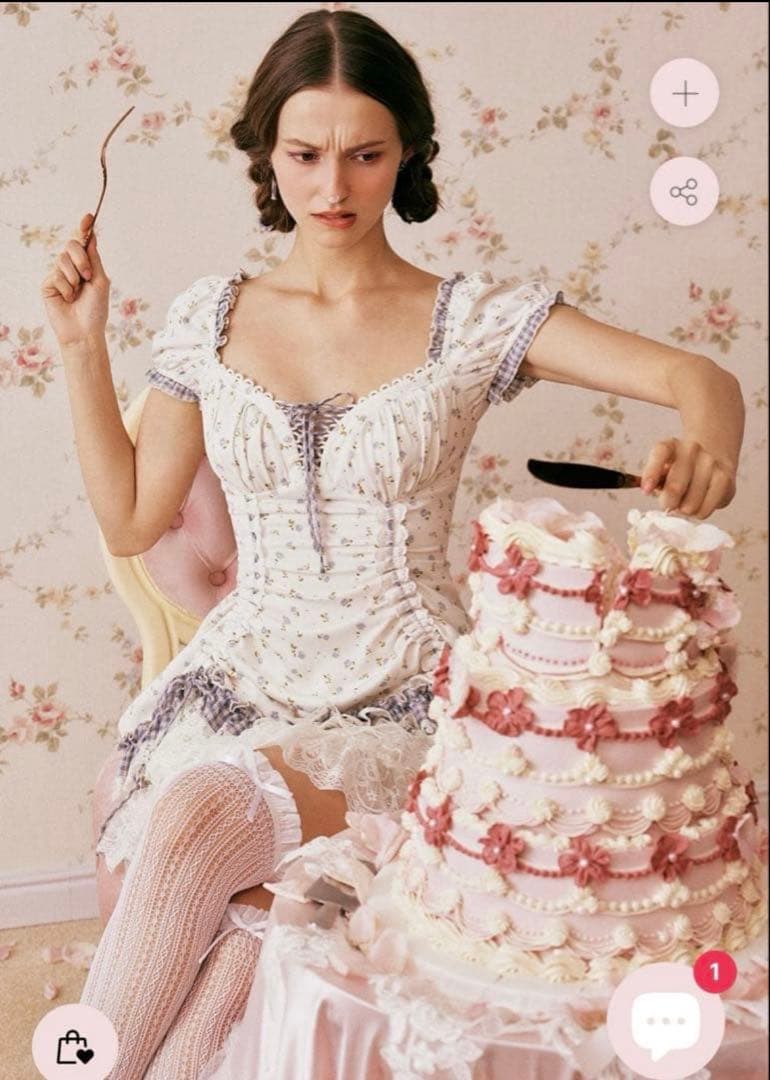 Lacemade レースメイドミニドレス