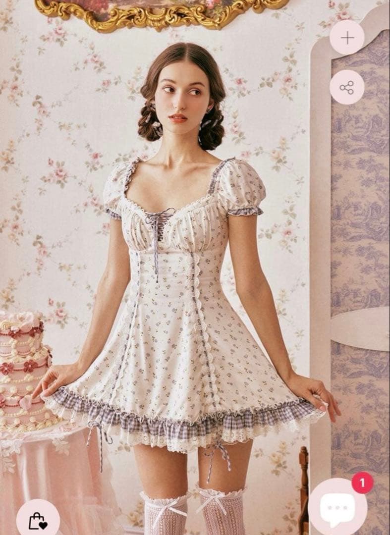 Lacemade レースメイドミニドレス