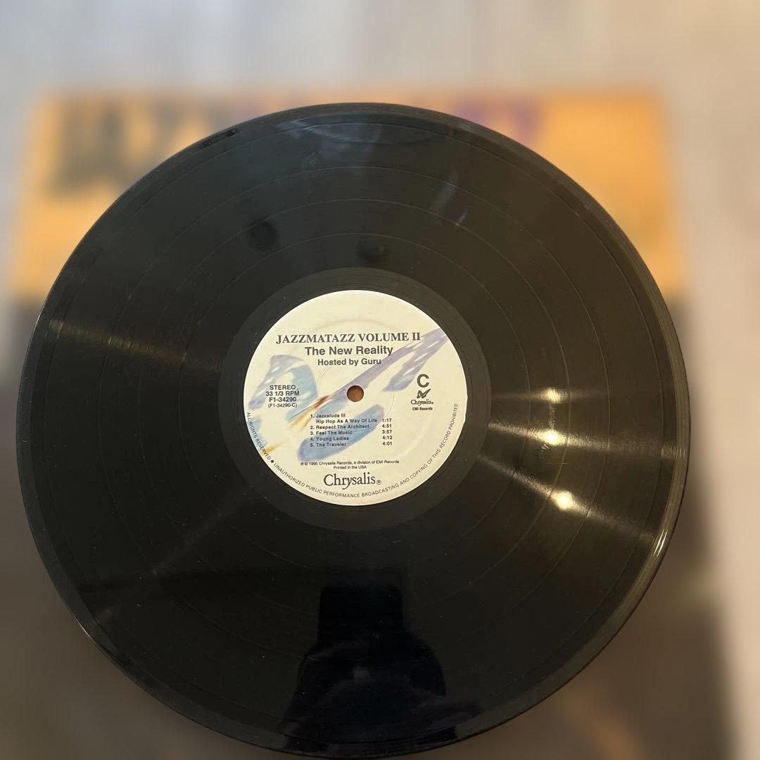 95年USオリジナル Guru Jazzmatazz Vol.2 レコード2枚組