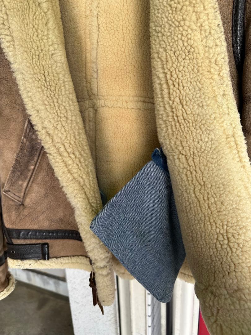 Schott B-3 ムートンジャケットUSA製 TYPE B-3 サイズ36