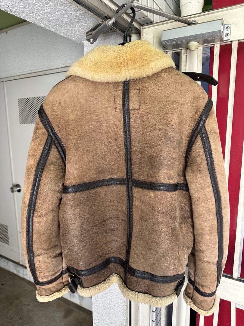 Schott B-3 ムートンジャケットUSA製 TYPE B-3 サイズ36