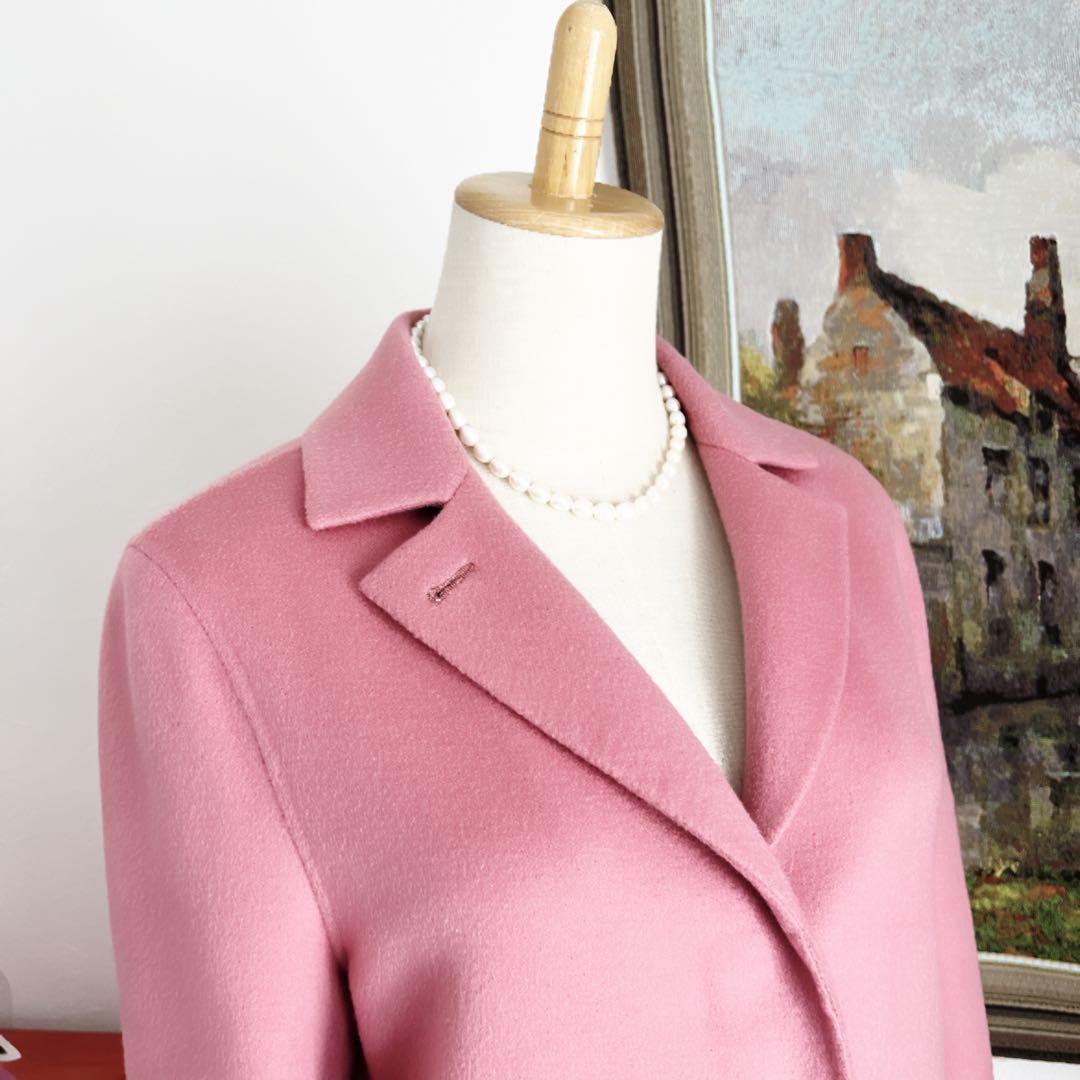 極美品　loropiana ロロピアーナ ダブルフェイス　カシミヤ　コート