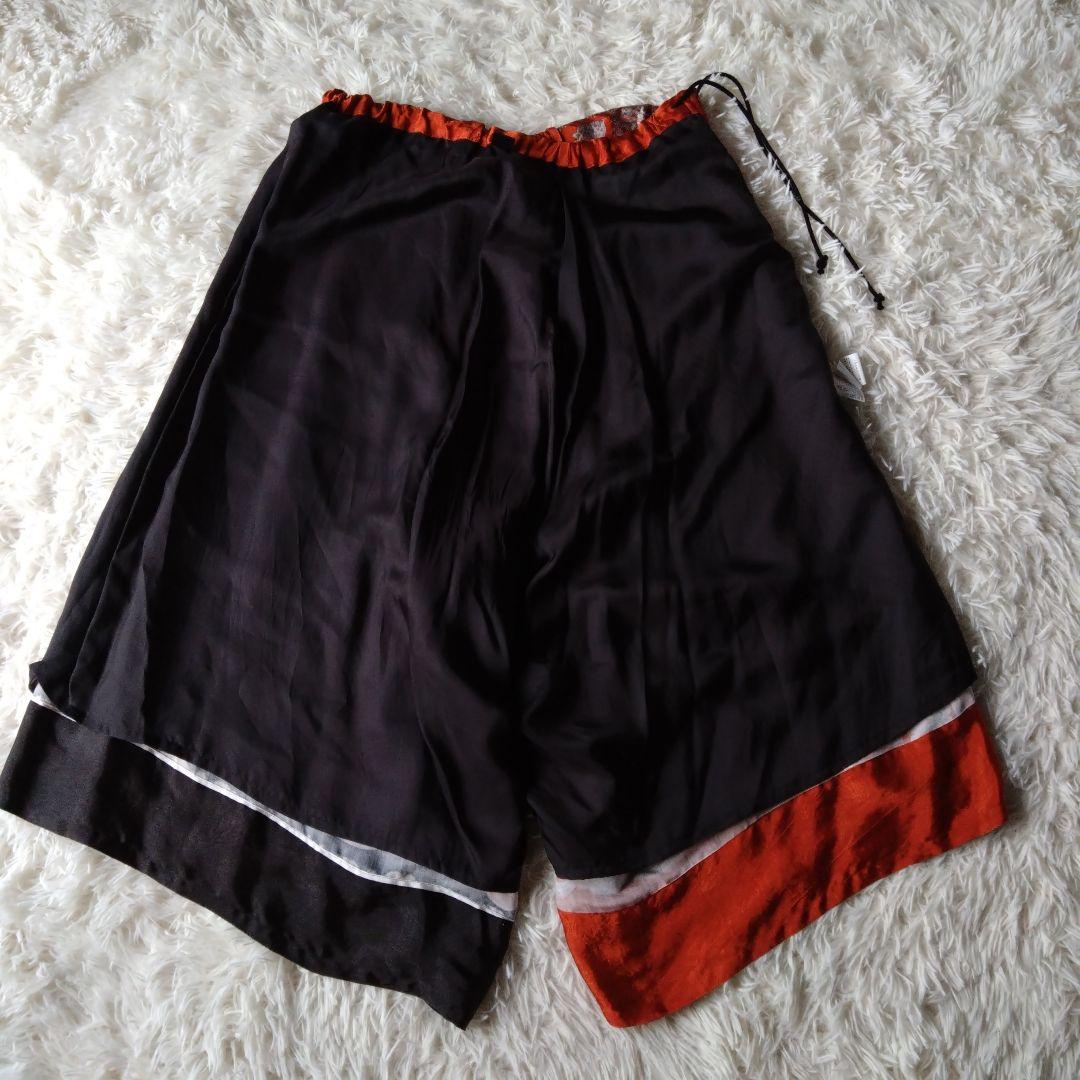 ワイズ　ペイズリープリント　ワイドパンツ