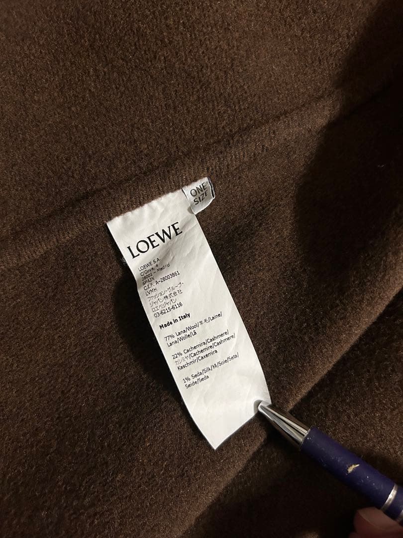 LOEWE ポンチョ コート