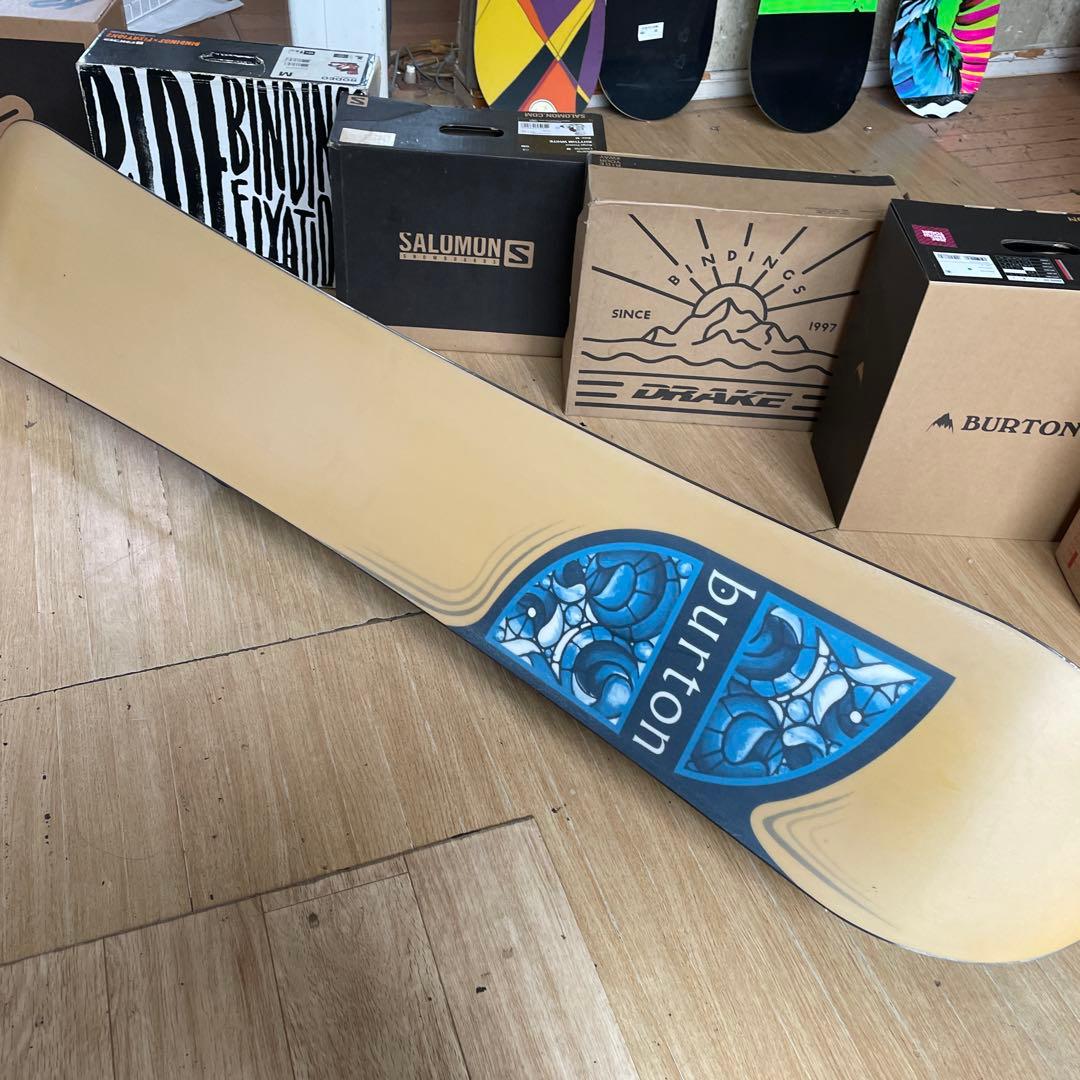 BURTON　バートン　CUSTOM　カスタムバインディング付スノーボードセット