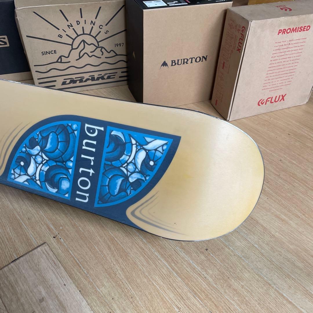 BURTON　バートン　CUSTOM　カスタムバインディング付スノーボードセット