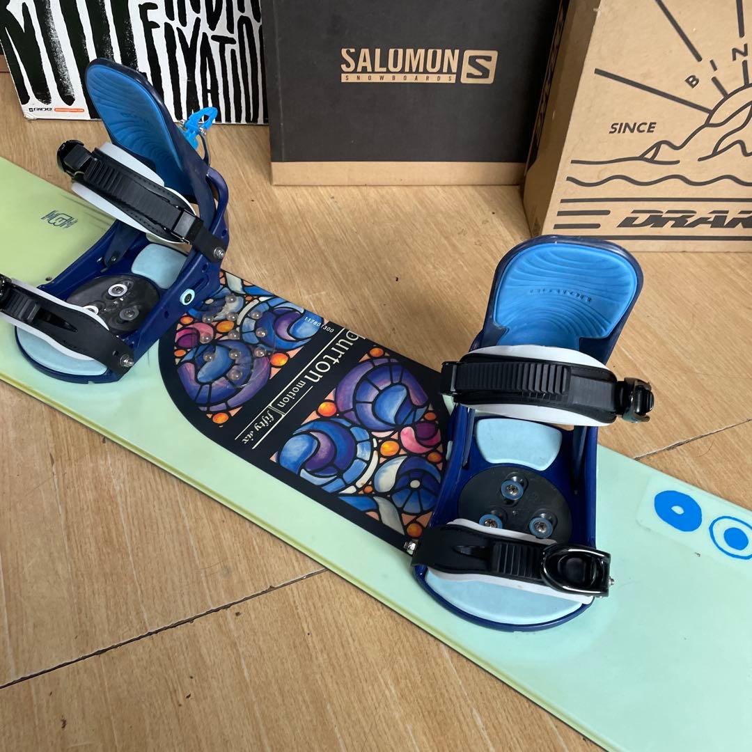 BURTON　バートン　CUSTOM　カスタムバインディング付スノーボードセット