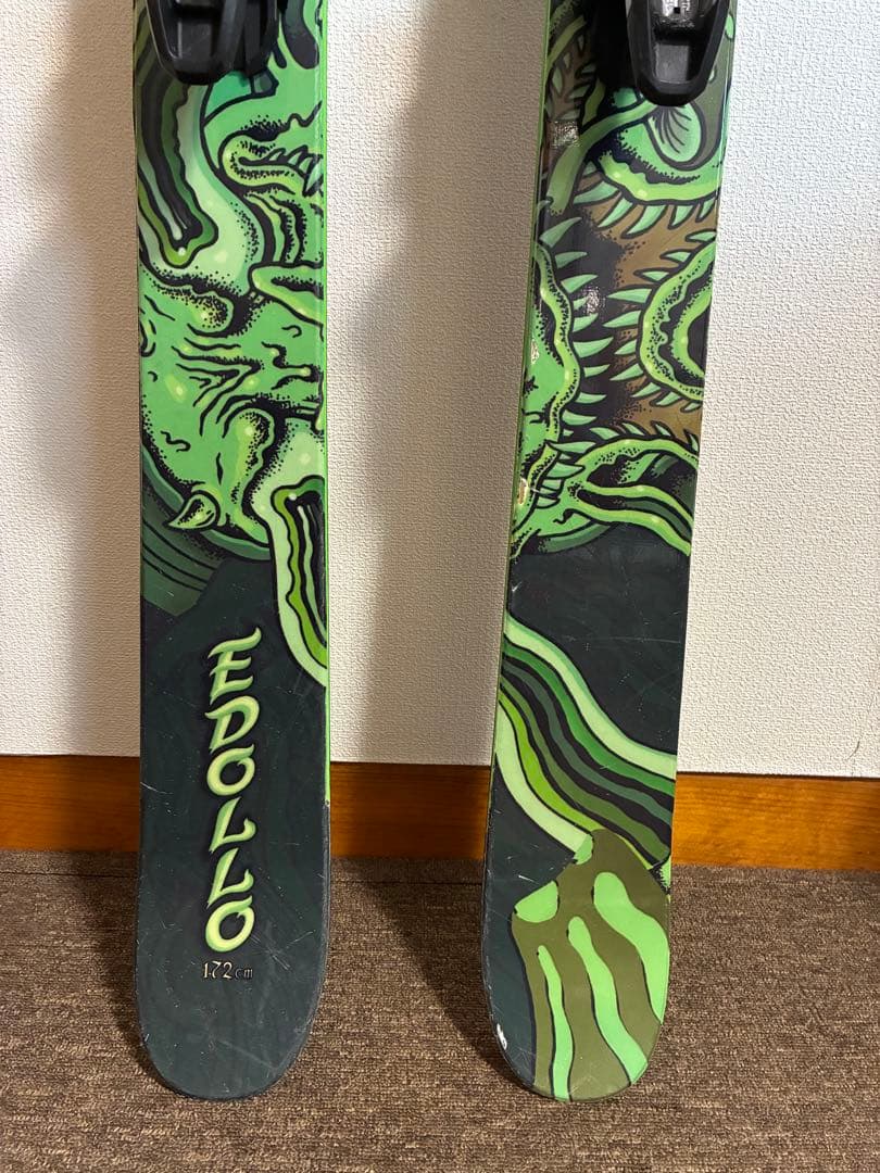 ARMADA EDOLLO 172cm スキー板 黒/緑