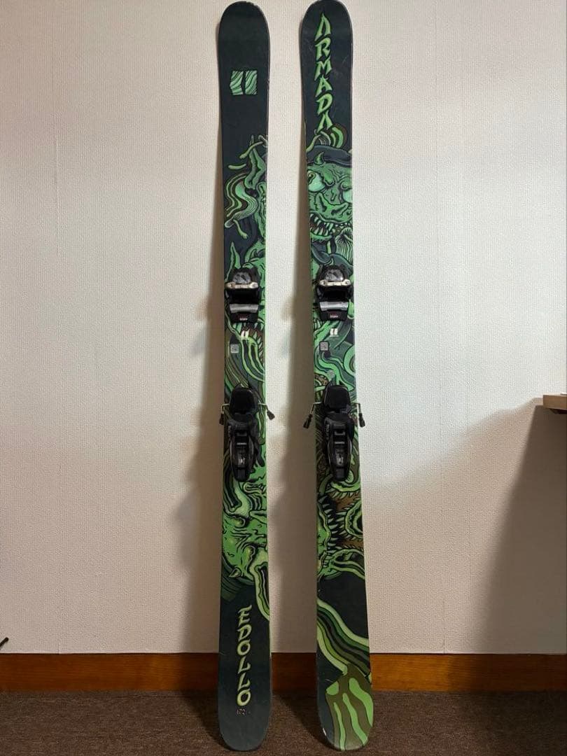 ARMADA EDOLLO 172cm スキー板 黒/緑