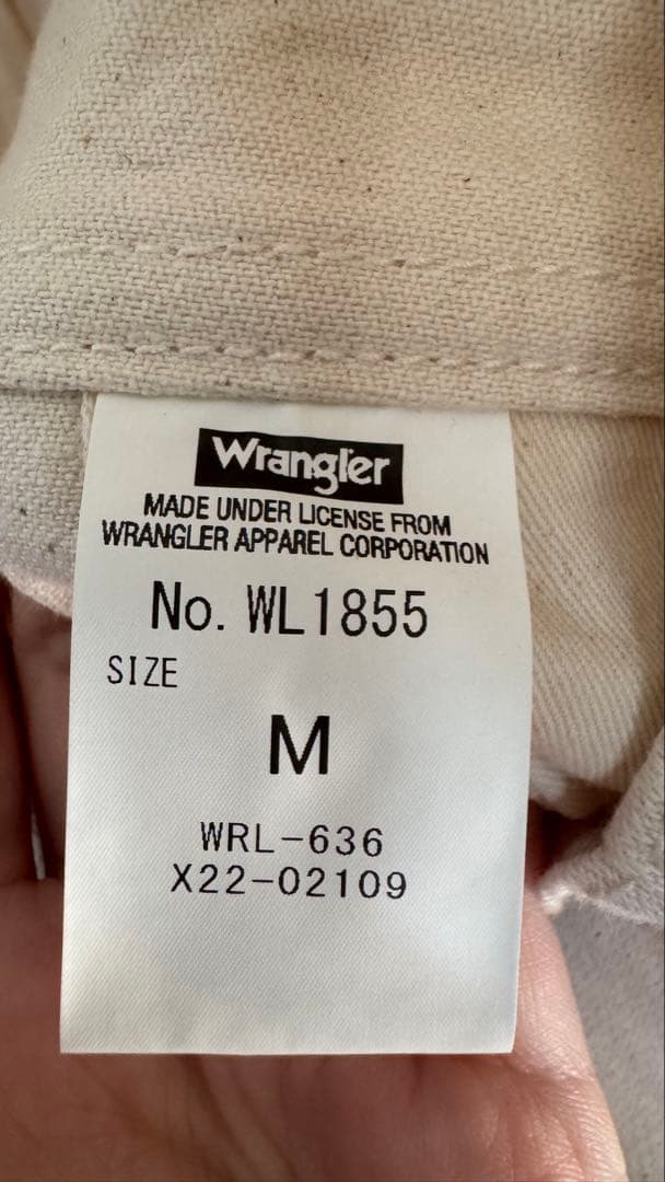 【新品未使用】Wrangler サロペット Mサイズ アイボリー