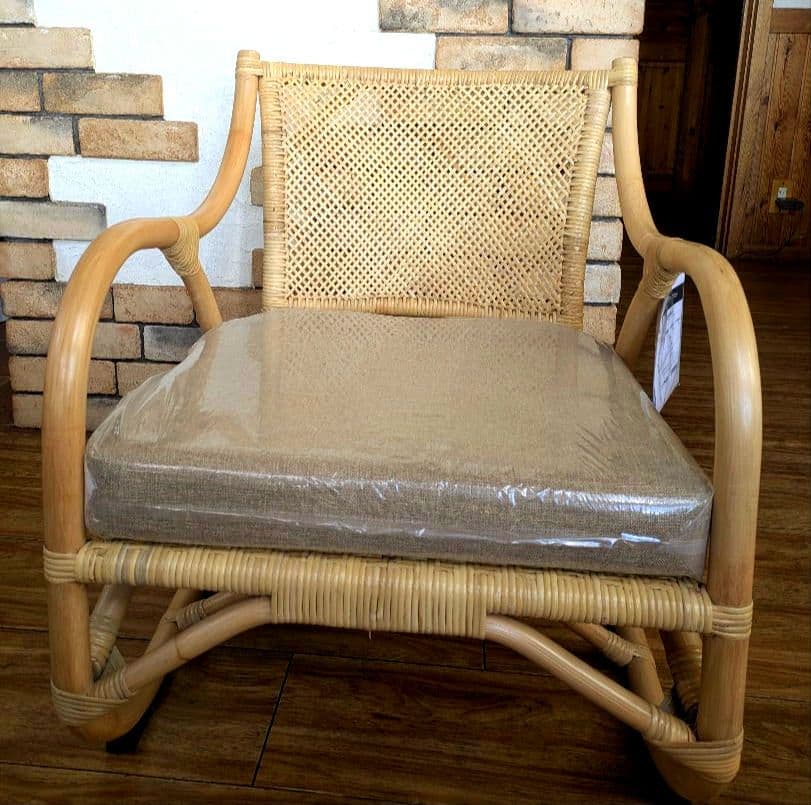 新品　サンフラワーラタン　パーソナルチェア C201KA ブラウン キムラ