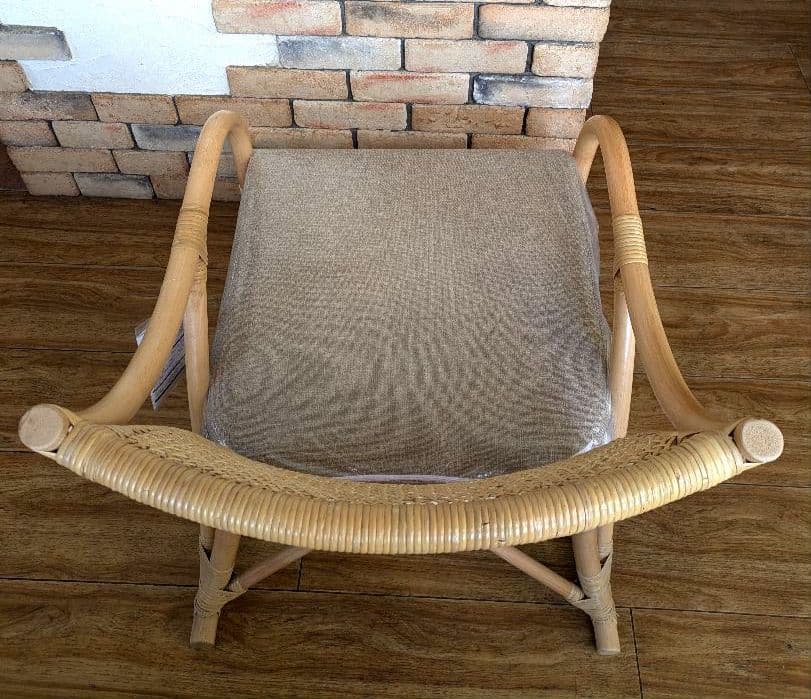 新品　サンフラワーラタン　パーソナルチェア C201KA ブラウン キムラ