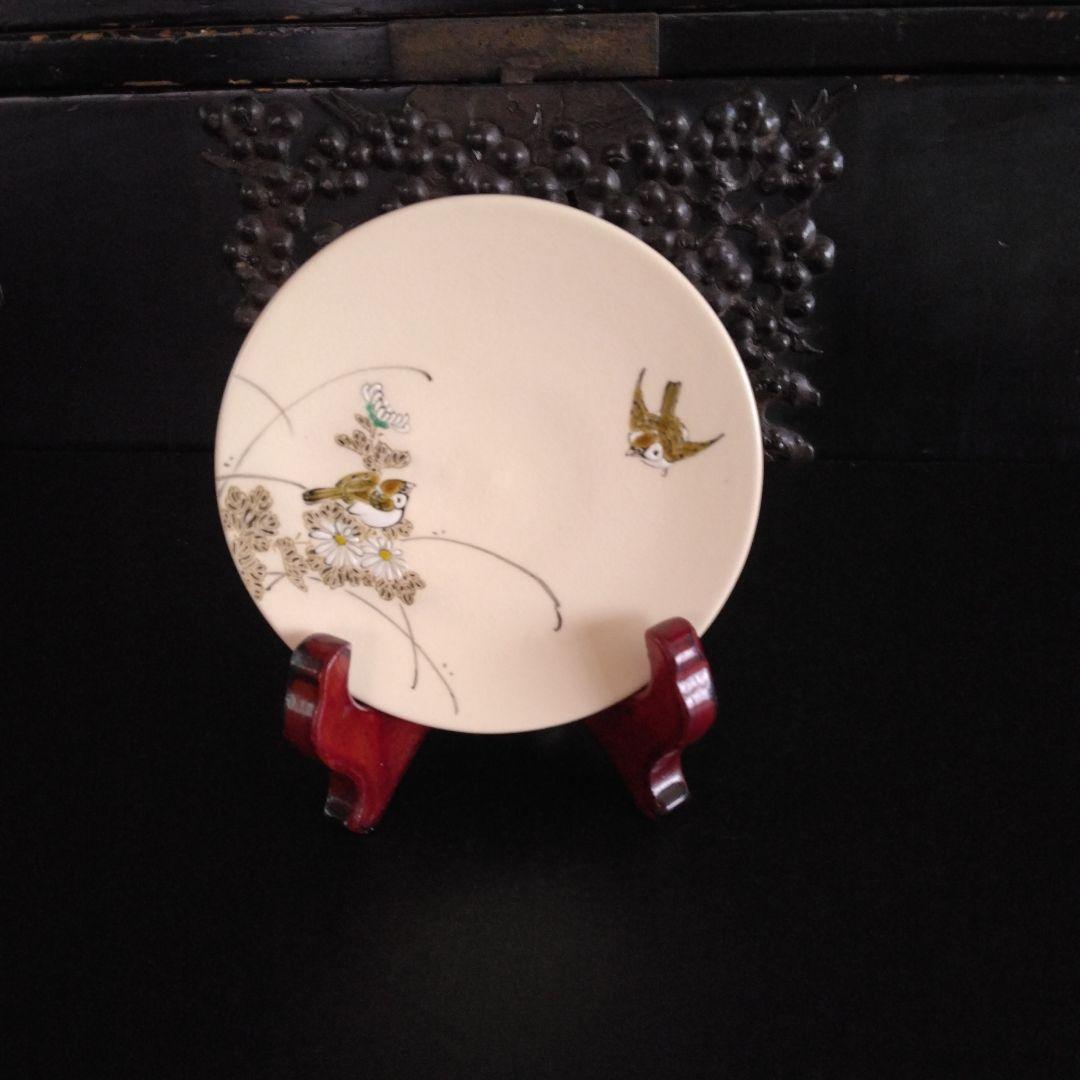 稲葉信一　器　菊雀