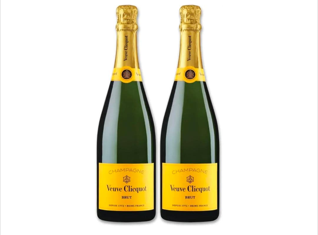 Veuve Clicquot ブリュットシャンパン 750ml 2本セット