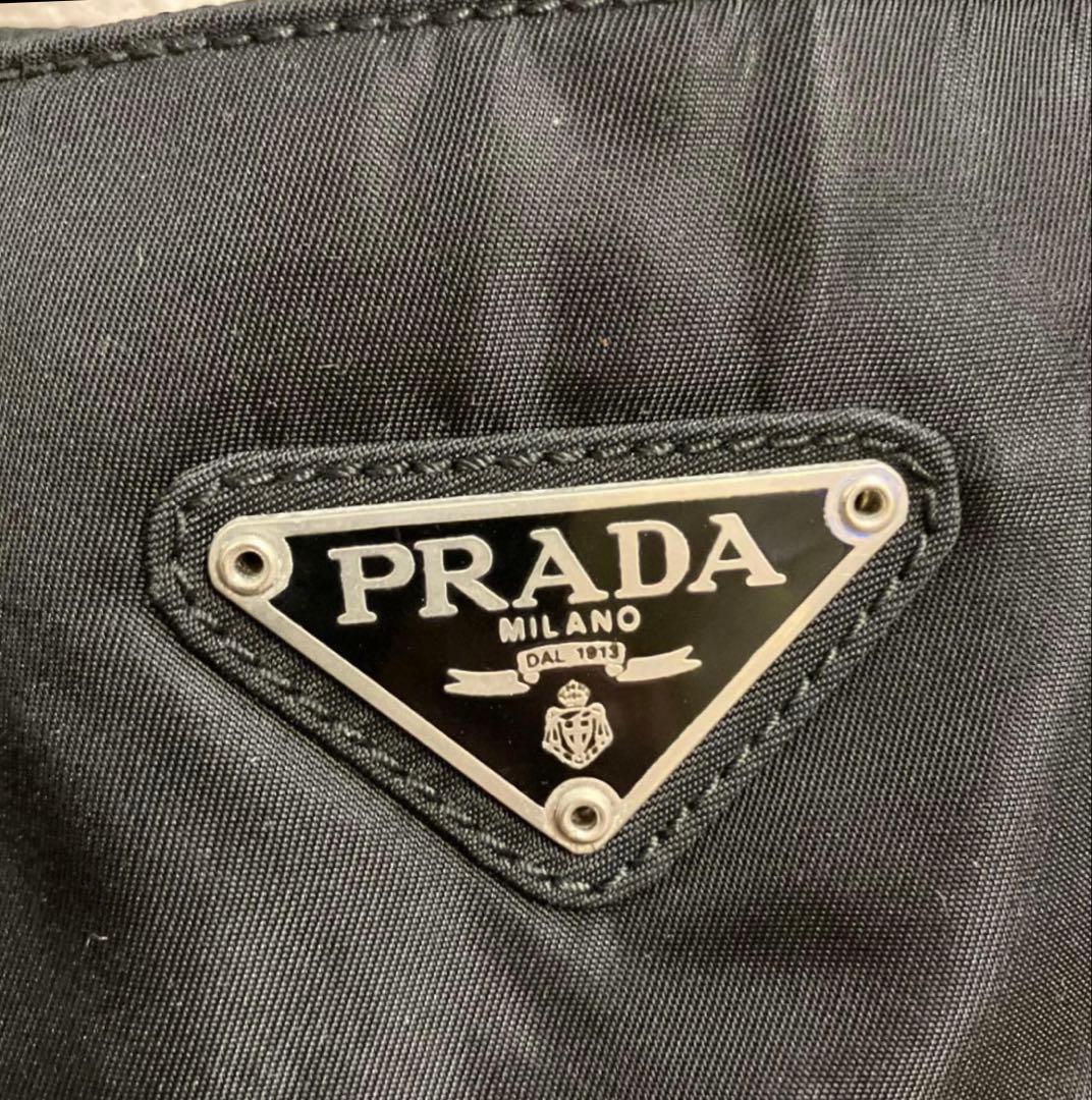 PRADA プラダ ナイロン ショルダートートバック ブラック