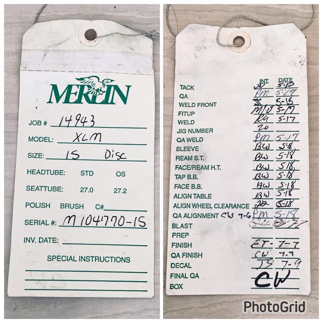 Merlin XLM 6/4 チタン WORKS MTB フレーム 最小S 新品