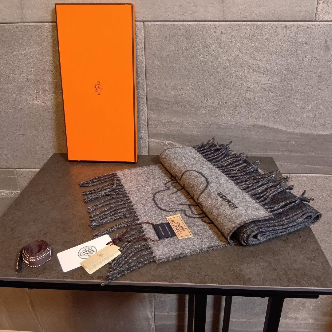 【s※※】【新品未使用・40%OFF】カシミヤ マフラー タグ・箱付