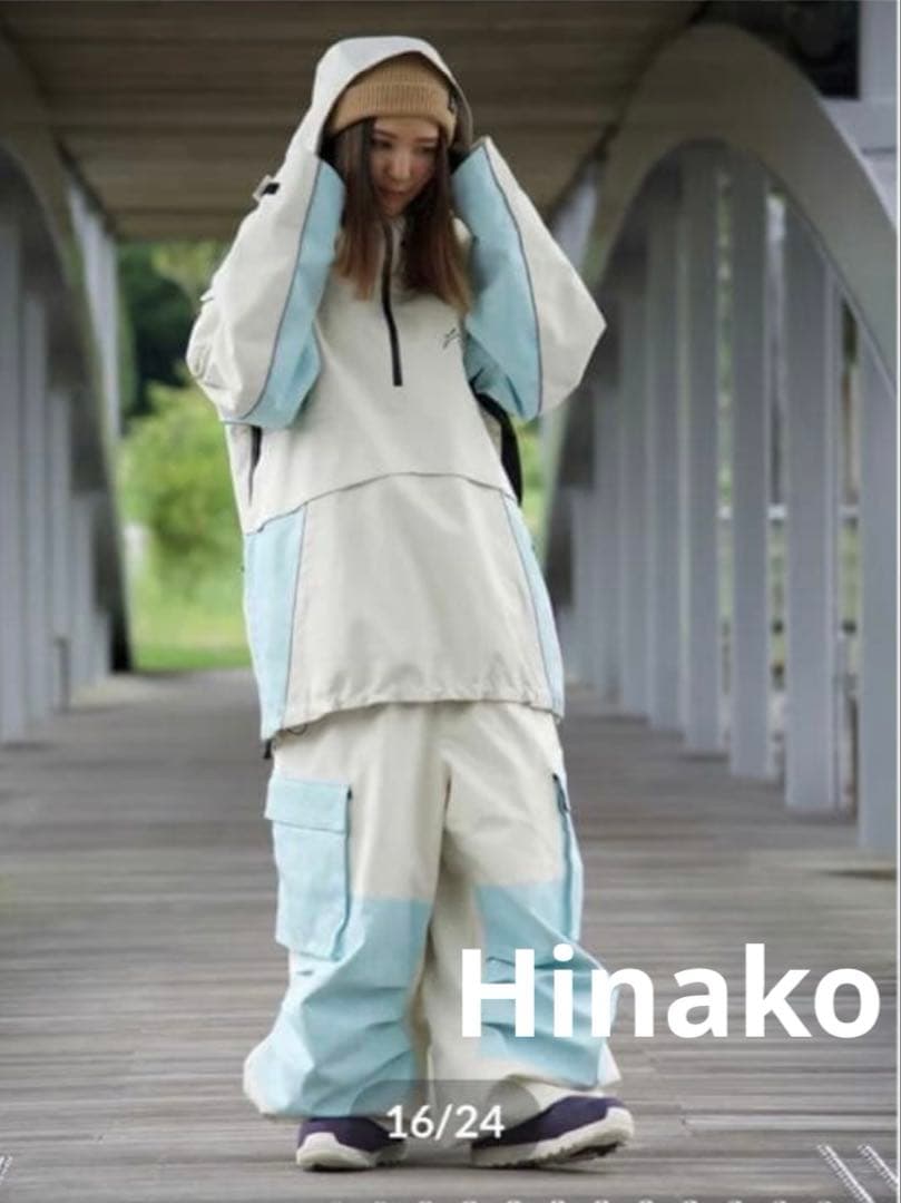 TaoTechタオテック　Hinakoコラボ　スノボウェア　多機能　M