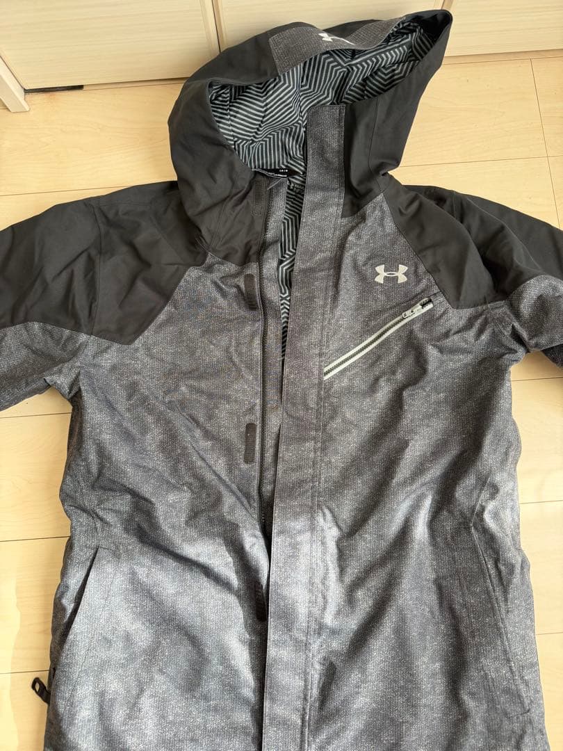 Under Armour スキーウェア メンズ グレー/ブラック　Lサイズ