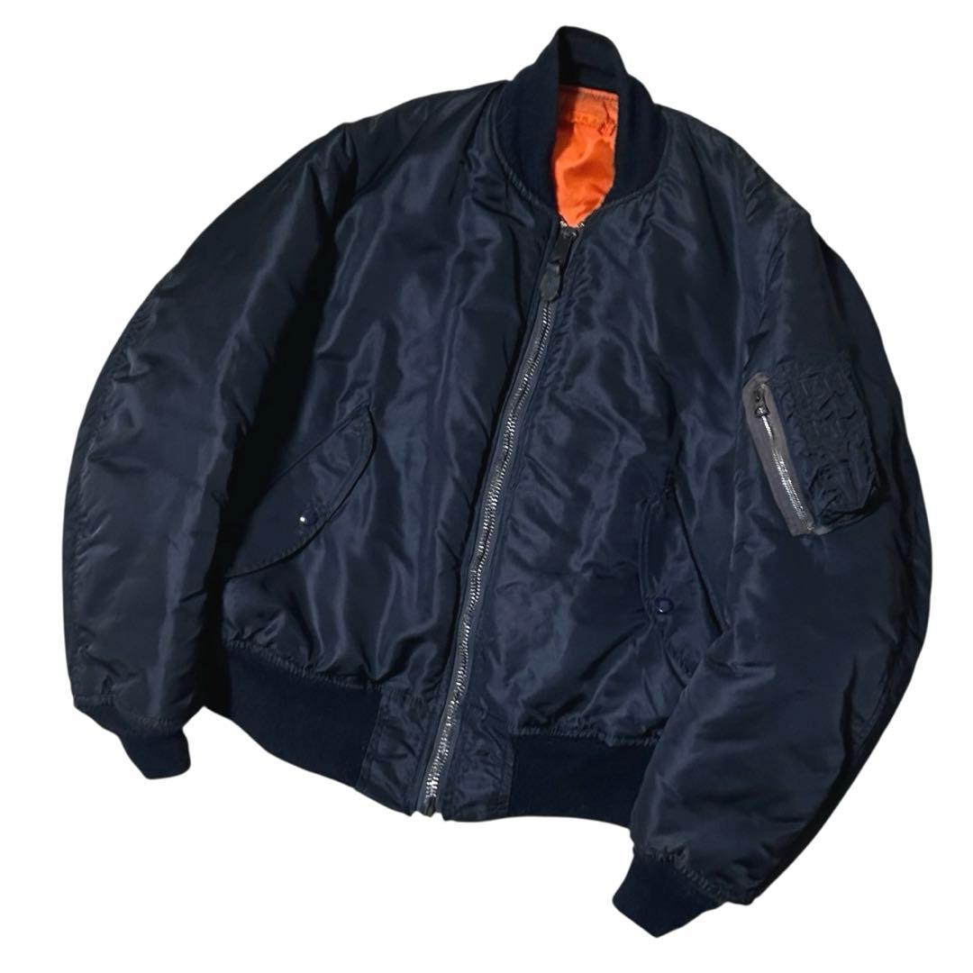 希少 80s USA製 ALPHA MA-1 フライトジャケット IDEAL