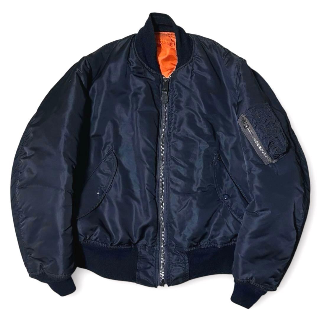 希少 80s USA製 ALPHA MA-1 フライトジャケット IDEAL