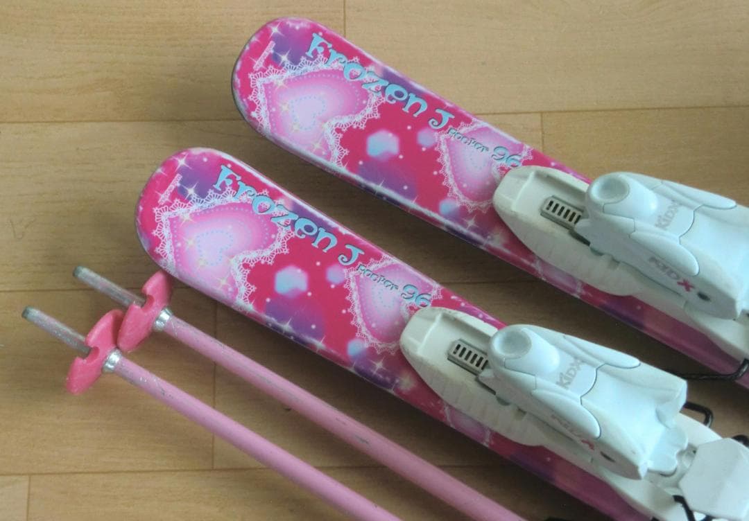 ■■11月限定■送料無料■Hart■子供用スキー4点セット■96/20■WAX■