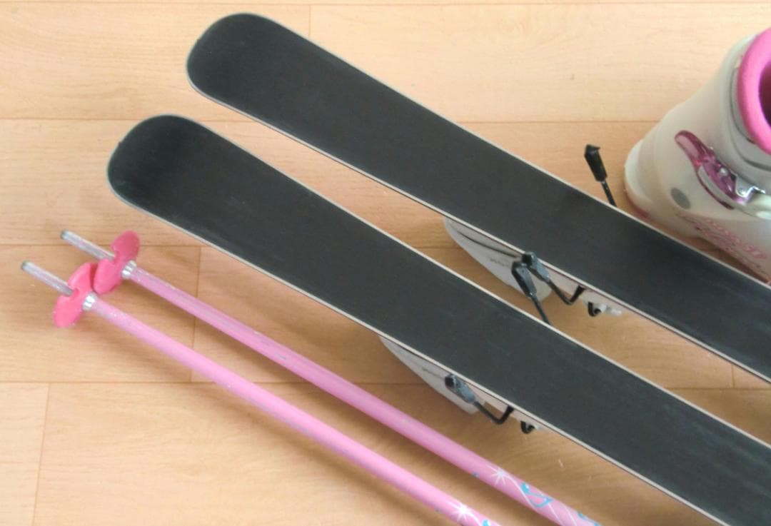 ■■11月限定■送料無料■Hart■子供用スキー4点セット■96/20■WAX■