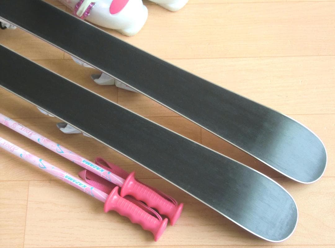 ■■11月限定■送料無料■Hart■子供用スキー4点セット■96/20■WAX■