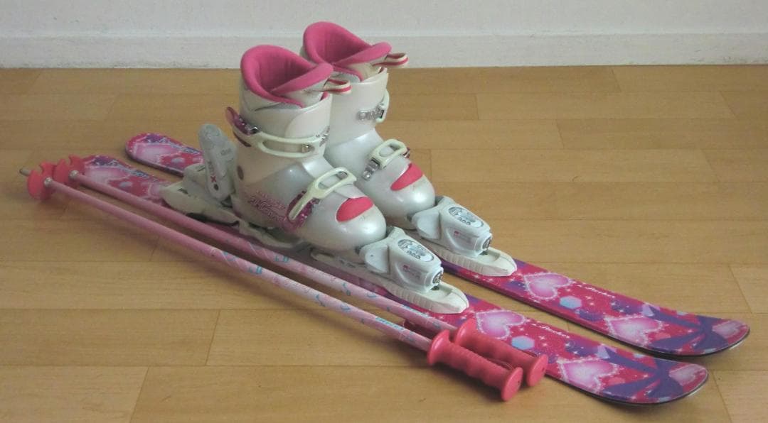 ■■11月限定■送料無料■Hart■子供用スキー4点セット■96/20■WAX■