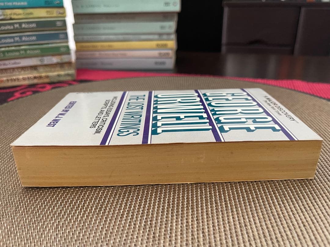 希少　The Lost Writings e Orwell