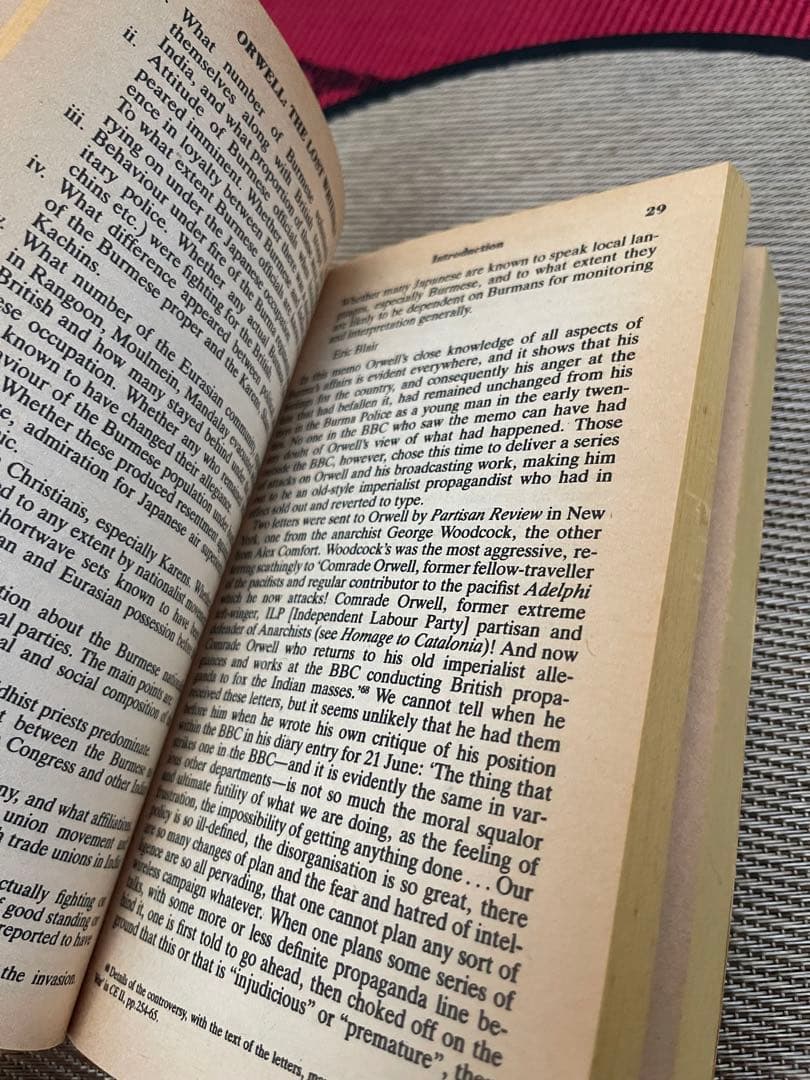 希少　The Lost Writings e Orwell