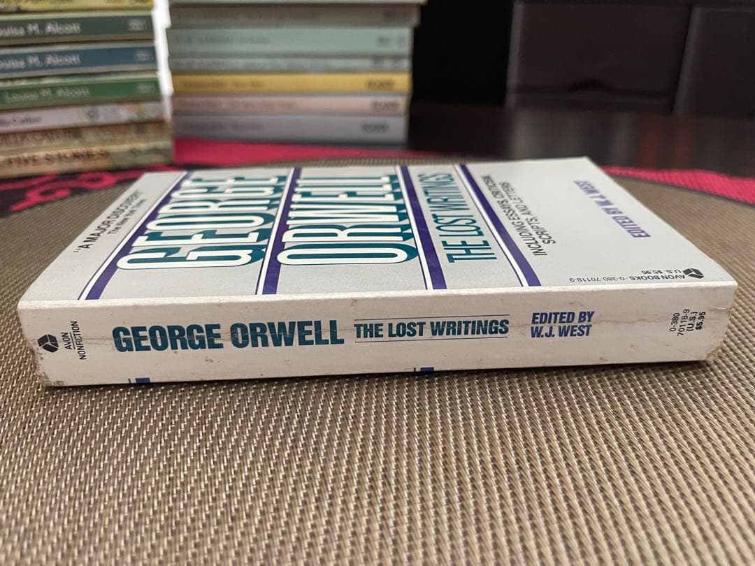 希少　The Lost Writings e Orwell